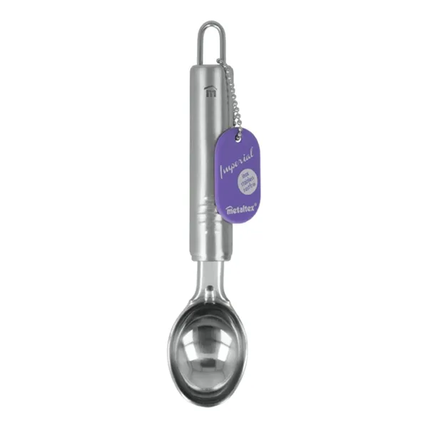 Saldējuma karote Metaltex Imperial Sudrabains Tērauds Nerūsējošais tērauds 2,4 x 4,2 x 19,5 cm
