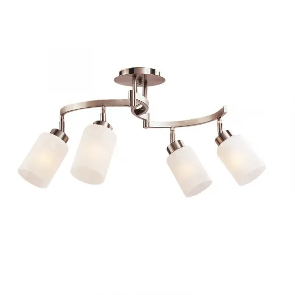 ADEL CHANDELIER 4XE27 SATIN NIKEL