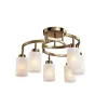 ADEL CHANDELIER 6XE27 ANTIQUE BRASS