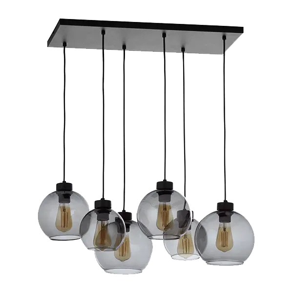 ALTHEA PENDANT 6XE27 BLACK