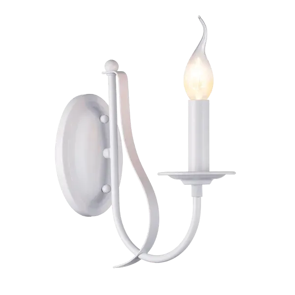 AMANDA WALL LAMP 1XE14 WHITE