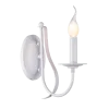 AMANDA WALL LAMP 1XE14 WHITE