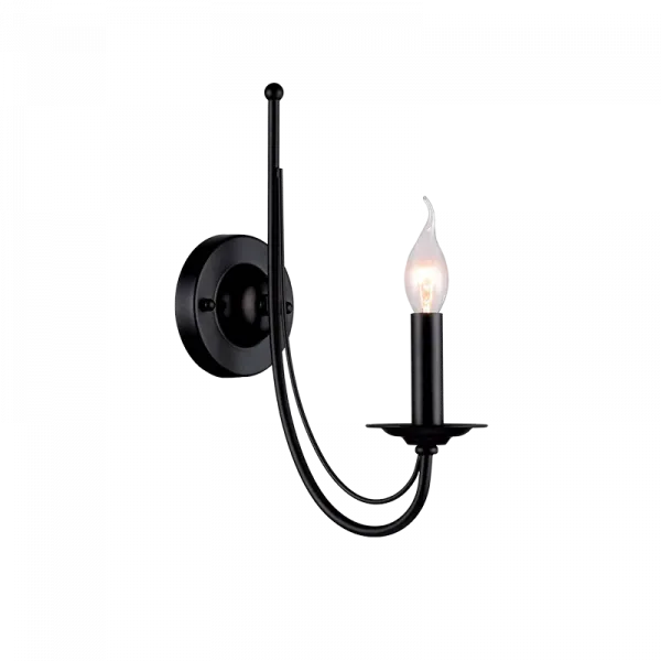 ANGELA WALL LAMP 1XE14 BLACK