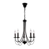 ANGELA CHANDELIER 5XE14 BLACK