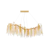 ANTONIO CHANDELIER 12XG9 GOLD/CRYSTALS