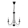 ANGELA CHANDELIER 3XE14 BLACK