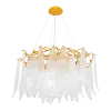 ANTONIO CHANDELIER 10XG9 GOLD/CRYSTALS