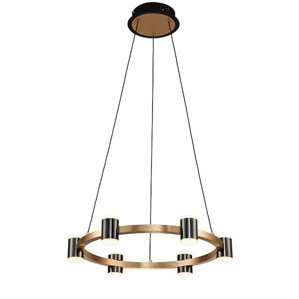 AXEL LED CHANDELIER 48W 3000K BLACK/GOLD