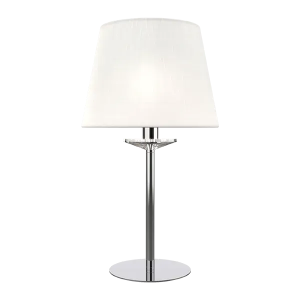 BARBARA TABLE LAMP 1XE14 WHITE/CHROME