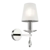 BARBARA WALL LAMP 1XE14 WHITE/CHROME