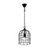 CAGE PENDANT 1xE27 BLACK