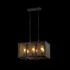 CARTER CHANDELIER 6XE27 BLACK 300X480mm