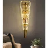 BRIX WALL LAMP 7XG4 GOLD/CRYSTALS