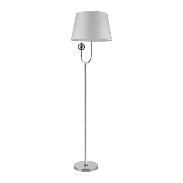 CARMEN FLOOR LAMP 1xE27 WHITE/CHROME