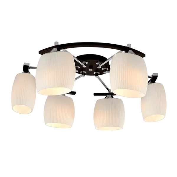 CECIL CHANDELIER 6XE27 WENGE