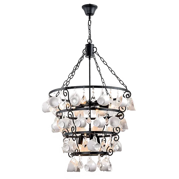 CUPS CHANDELIER 9XE14 D630mm