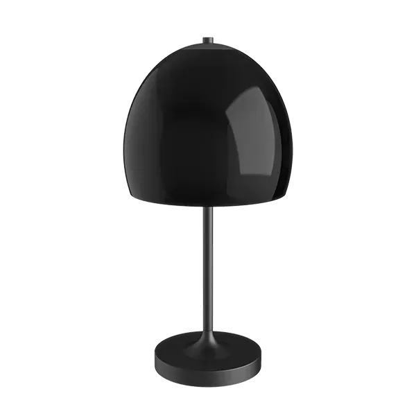 CORY TABLE LAMP 1XG9 BLACK WITH DIMMER