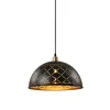 CRISTINA PENDANT 1XE27 BLACK/GOLD