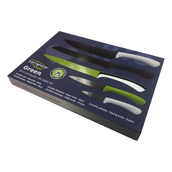 Veitsisetti San Ignacio green sg4165 Ruostumaton teräs Harmaa