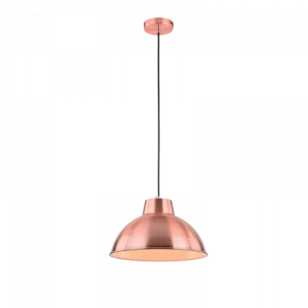 DECO-1C PENDANT 1XE27 COPPER D300mm