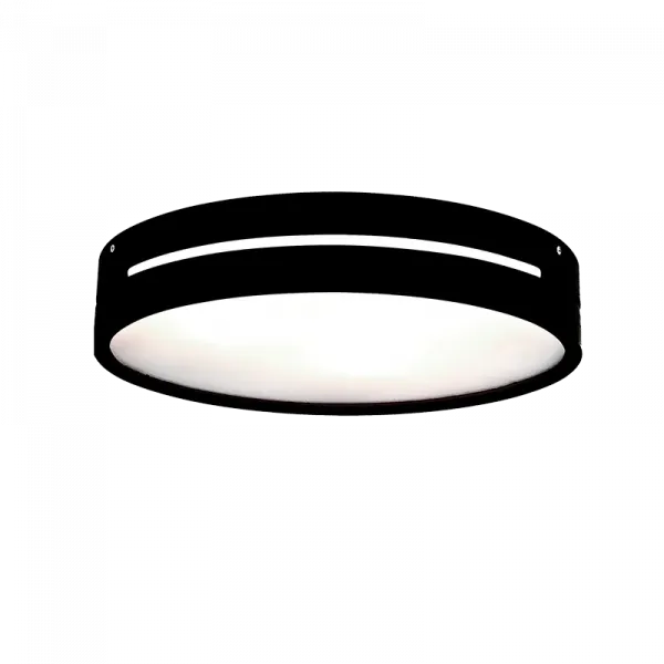 DONNA CEILING LAMP 3XE27 BLACK WOOD D400mm