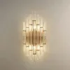 ELDER WALL LAMP 2XE14 GOLD/CRYSTALS