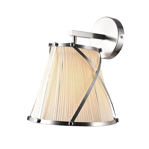 ELIZABETH WALL LAMP 1XE27 NICKEL