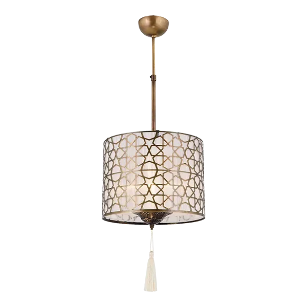 ERBA PENDANT 1XE27 ANTIQUE GOLD