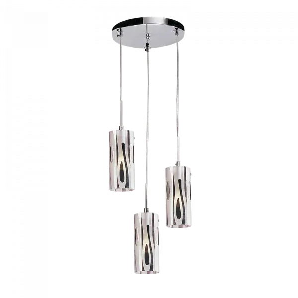 ERIN CHANDELIER 3XE27 SATIN NIKEL D300mm