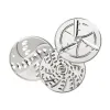 Raastin Metaltex Jalat Valkoinen Ruostumaton teräs (Ø 24 cm)