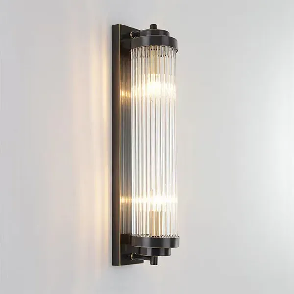 HARRIS WALL LAMP 2XE14 BLACK/CRYSTALS