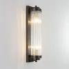 HARRIS WALL LAMP 2XE14 BLACK/CRYSTALS