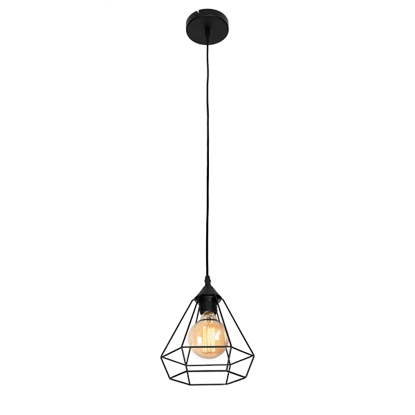 HEIDI PENDANT 1xE27 BLACK