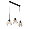 HEIDI PENDANT 3XE27 BLACK