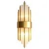 GILLIS WALL LAMP 2XE14 GOLD/CRYSTALS