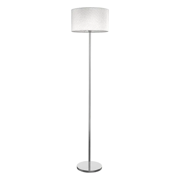 INES FLOOR LAMP 1XE14 WHITE/CHROME