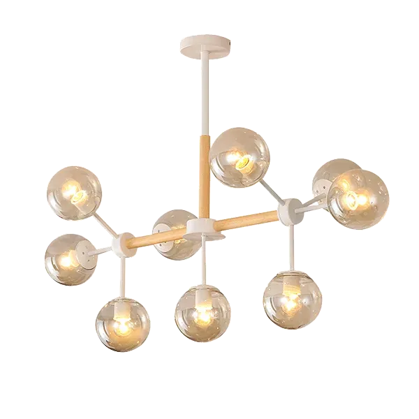 ISABEL CHANDELIER 9XE27 WHITE