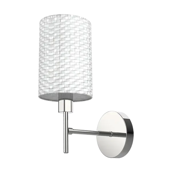 INES WALL LAMP 1XE14 WHITE/CHROME