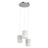 INES PENDANT 3XE14 WHITE/CHROME