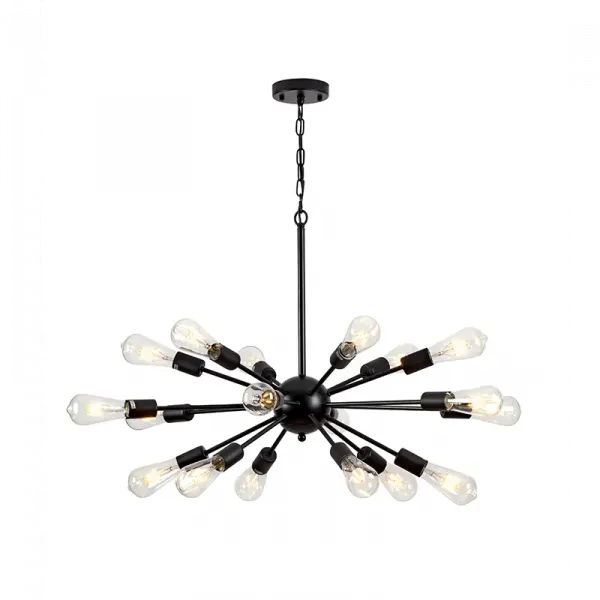 JACKSON CHANDELIER 18XE27 BLACK D730mm