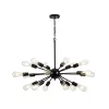 JACKSON CHANDELIER 18XE27 BLACK D730mm