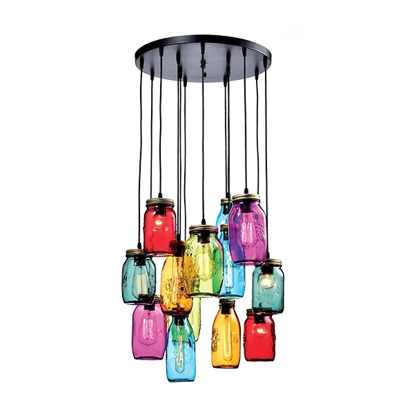 JARS CHANDELIER 13XE27 D450XH1200mm