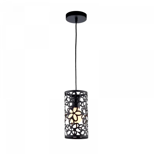 JANIS-1A PENDANT 1XE27 BLACK D130mm