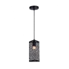 JANIS-1C PENDANT 1XE27 BLACK L130mm