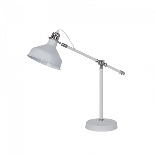 JOHN TABLE LAMP 1XE27 WHITE H600mm