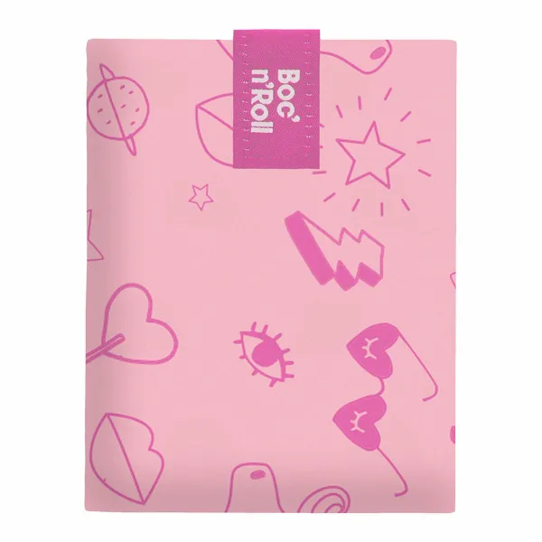 Sviestmaižu Kastīte Roll'eat Boc'n'roll Essential Paint Unicorn Rozā (11 x 15 cm)