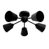 JUDY CHANDELIER 5XE27 BLACK