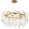 KAROL CHANDELIER 10XG9 GOLD/CRYSTALS