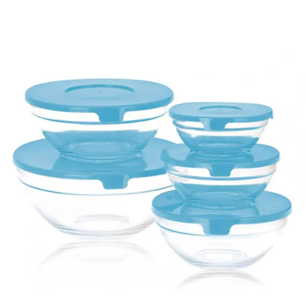 5 Eväsrasiasetti Glass EH Sininen Läpinäkyvä