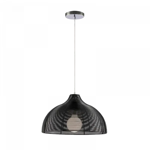 LIV PENDANT 1xE27 CHROME/BLACK